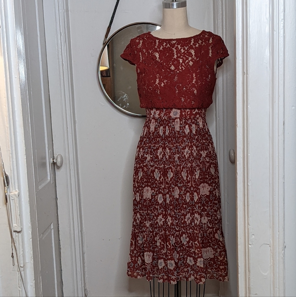 Plenty by Tracy Reese Anthropologie Midi Dress Size 0